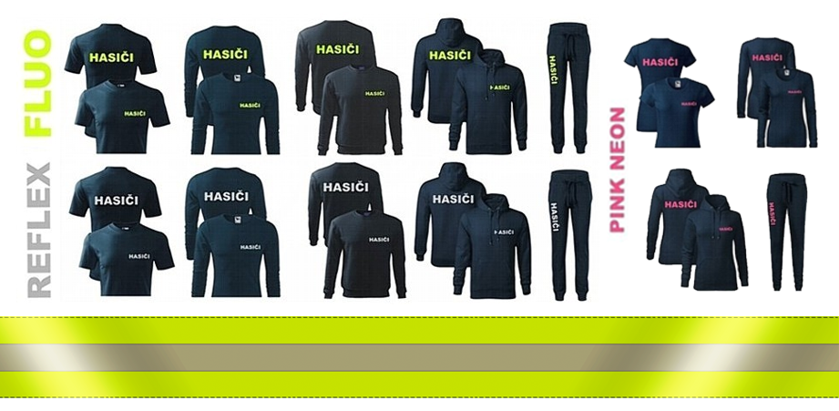 FLUO-REFLEX-PINK NEON-LIMET športové oblečenie