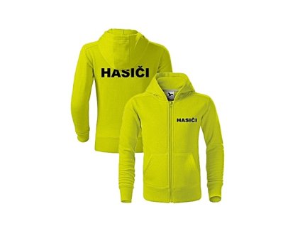 LIMET detská mikina s kapucňou HASIČI
