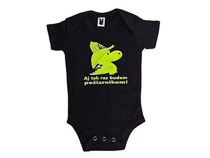 Dráčik detské body HASIČI FLUO