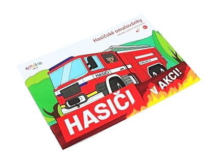 Omaľovánka Hasiči v akci