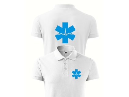 EKG pánska polokošeľa biela