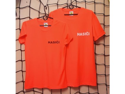 AKCIA - Sada tričiek FLUO ORANGE HASIČI