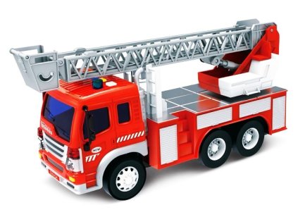 Auto hasičské s rebríkom a efektami 28cm