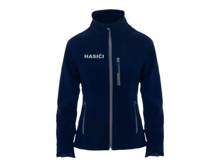Bunda softshell HASIČI dámska tmavomodrá