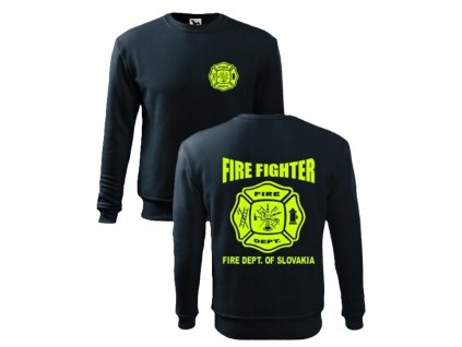 US FIRE mikina klasik FLUO