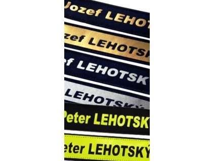 Menovka na pracovný odev MENO