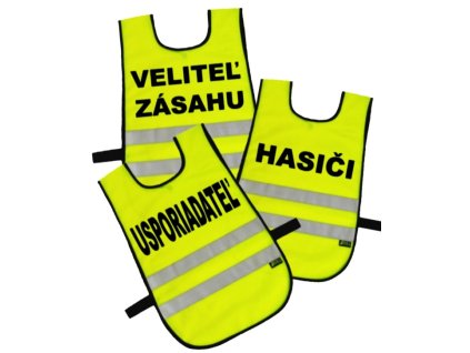 Overalová výstražná vesta fluožltá Yelllow