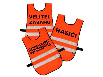 Overalová výstražná vesta oranžová Orange RHEA SK