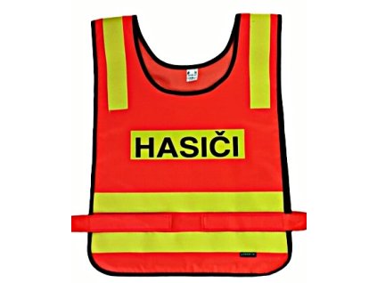 FluoRed HASIČI výstražná vesta Fluo RHEA SK