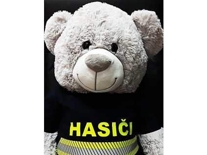 Veľký plyšový medveď HASIČI