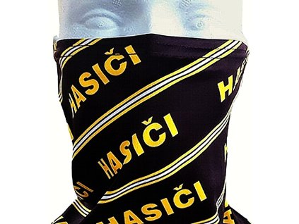 Multifunkčná šatka HASIČI čierna