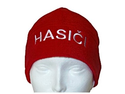 Flíšová čiapka s výšivkou HASIČI