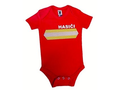 HIVIS detské bodýčko Hasiči Red