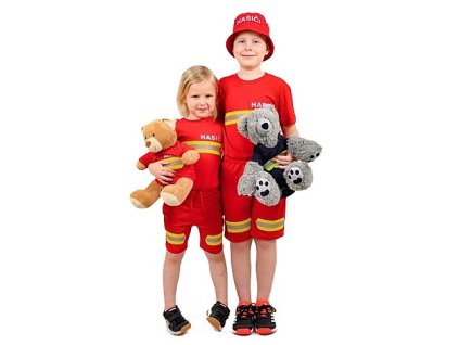 HIVIS detské šortky Hasiči Red