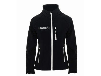 Bunda softshell HASIČI dámska čierna