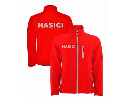 Bunda softshell HASIČI detská červená