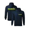 FLUO detská mikina s kapucňou HASIČI