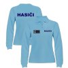 HASIČI polokošeľa svetlomodrá dámska dlhý rukáv