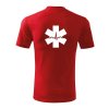 EKG pánske tričko Red