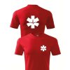 EKG pánske tričko Red