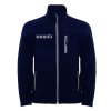 Bunda softshell HASIČI tmavomodrá pánska