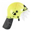 Detská asičská prilba JUNIOR s pohyblivým štítom žltá