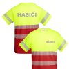 HASIČI pánske pracovné tričko Reflex red