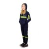 HIVIS detská mikina s kapucňou Hasiči Navy