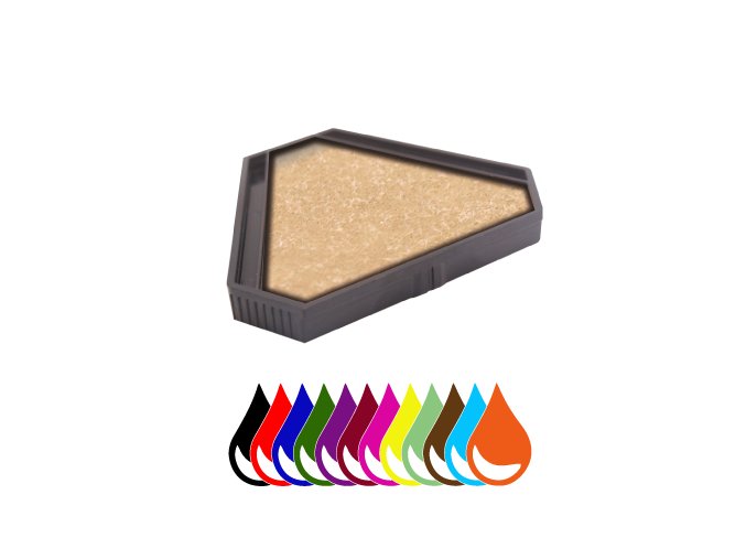 Polštářek pro Shiny TRI-45 (BARVA INKOUSTU ŽLUTÁ)