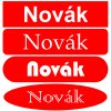 Jmenovka na dveře - gravírovaný plast (Barva desky ŽLUTÁ DESKA / ČERNÉ GRAVÍROVÁNÍ, Tvar OVÁL, Typ fontu ARIAL)
