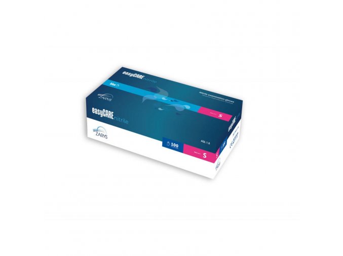 zarys easycare nitrilove rukavice nepudrovane modre00ks z1