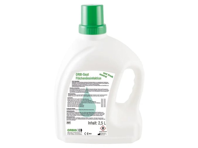 ORBIS ORBI-Sept dezinfekce na povrchy, cool fresh, láhev, 2,5 l