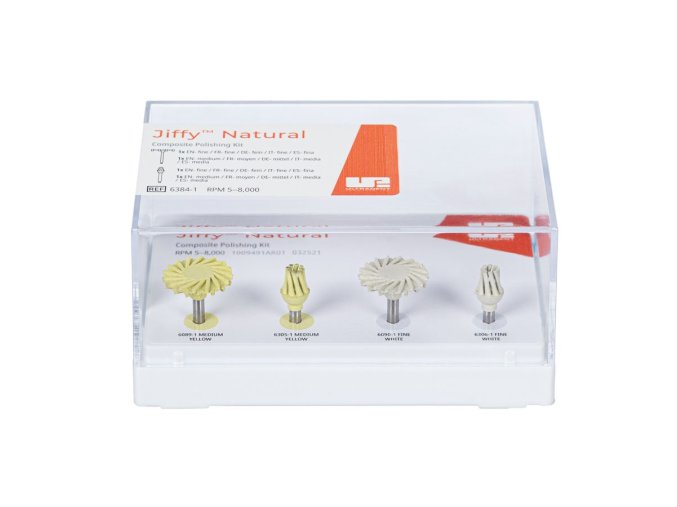 Jiffy Composite polish kit plast stojan 4ks  Snadno obnovují lesk přírodní skloviny