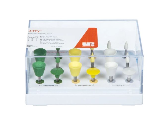 Jiffy kombi sada 18 ks  opatřeny speciálně vyvinutým brusným povrchem