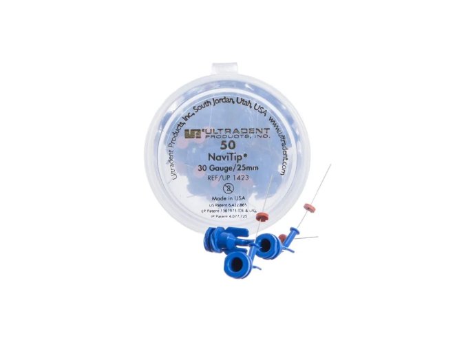 NaviTip kanyly 30G 25 mm 50 ks  Kontrolovaná aplikace přípravků až k apexu