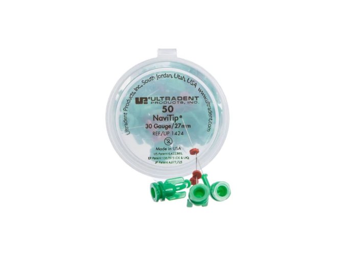 NaviTip kanyly 30G 27 mm 50 ks  Kontrolovaná aplikace přípravků až k apexu