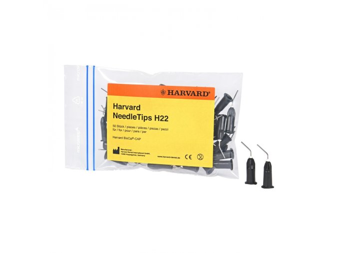 Harvard Needle Tips H22, Biocal-CAP 50 ks  Aplikační kanyly
