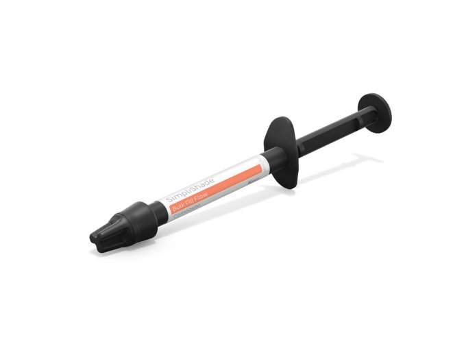 SimpliShade Bulk Fill FLOW stříkačka 2 x 2g  snadno se přizpůsobí tvaru kavity