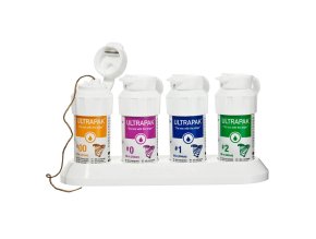 UltraPak sada  Ultrapak sada obahuje 4 vlákna č. 00, 0, 1, 2 a stojánek.
