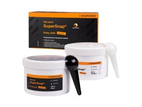 Harvard SuperSnap® Putty, regular snap, black, 2x600g  kombinace všech výhod Premium-Sil s novými parametry nastavení
