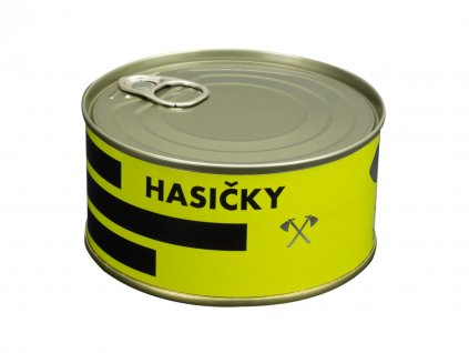 elasticky opasek hasicky neonovy cerny napis darkove baleni