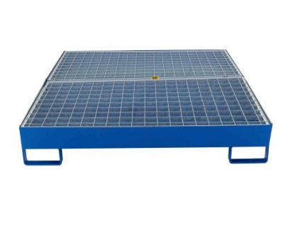 kovova zachytna vana s rostom pod 4 sudy