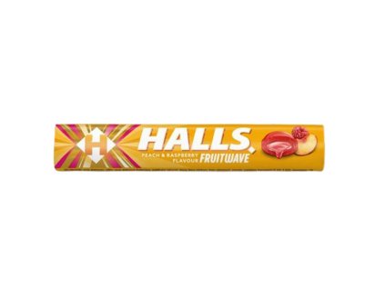 Halls Fruitwave Peach & Raspberry 45g