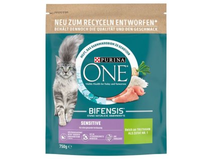 purina one sensitive adult cat 800 g kruta a ryze