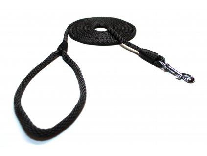 Šnúrové vodítko pre psa, sivé, šírka 0,8cm