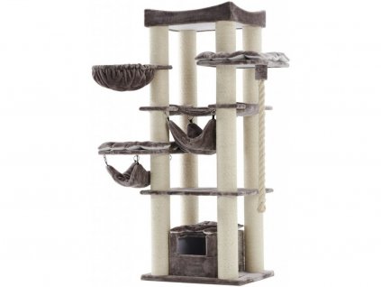 23646 luxusne skrabadlo na oddych pre macky nobby rubbi cappuccino 197cm