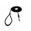 Šnúrové vodítko pre psa, čierne, šírka 0,8cm