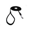 Šnúrové vodítko pre psa, čierne, šírka 0,8cm