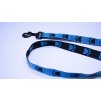 Vodítko popruh pre psa modrá labka 2,5 x 150 cm