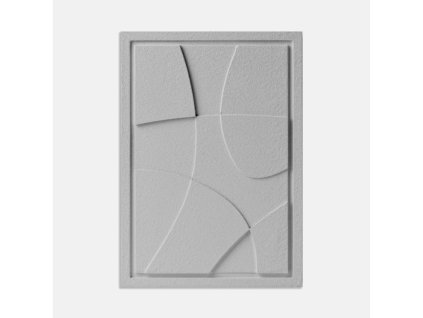 3D kép ABSTRACT I - MILKY GREY